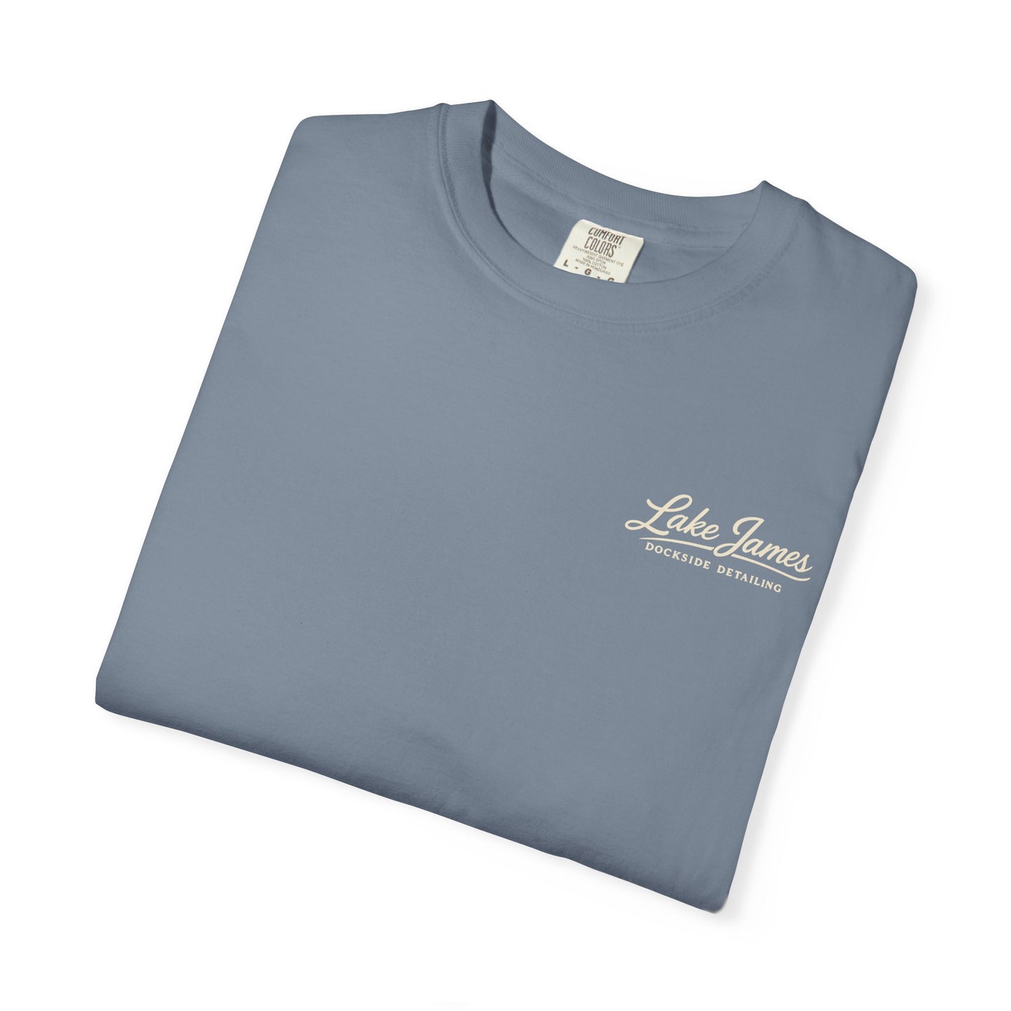 Lake James Paddle Tee Navy