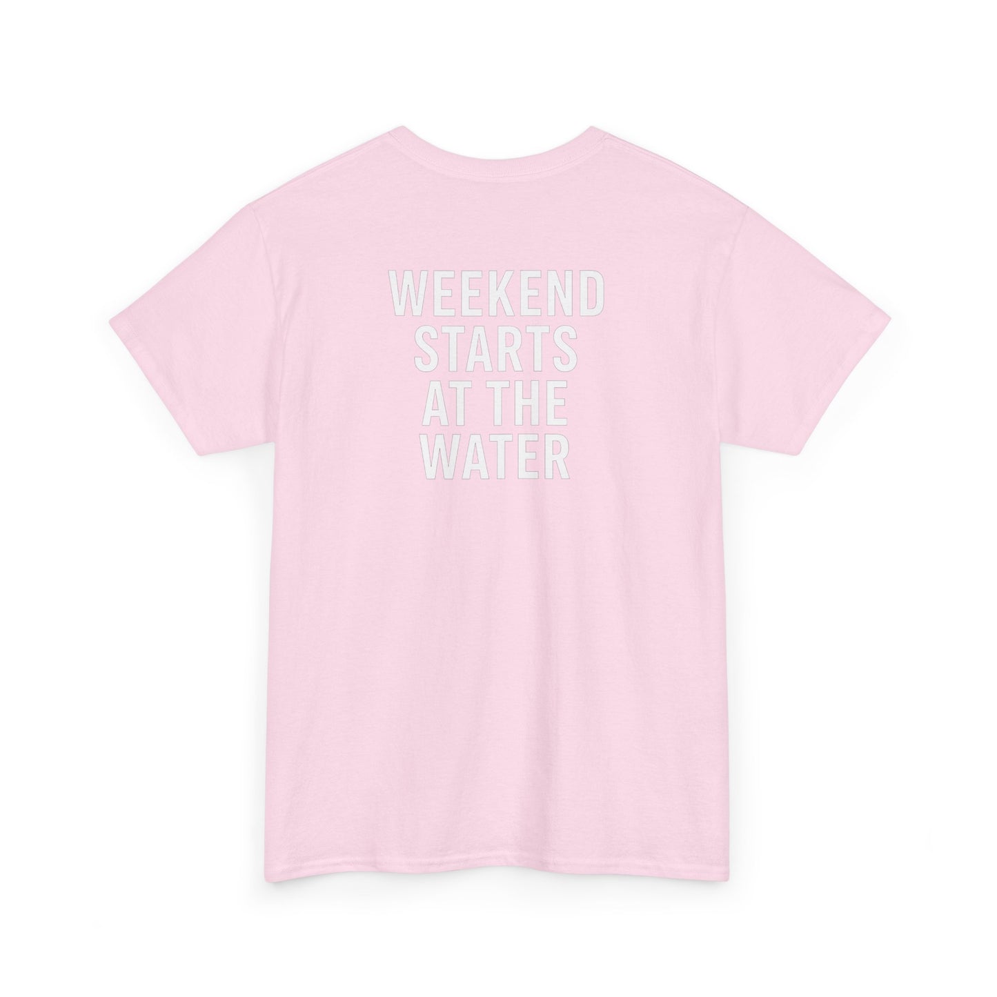 DockSide Detailing- Weekend Starts at the Water Unisex Heavy Cotton Tee