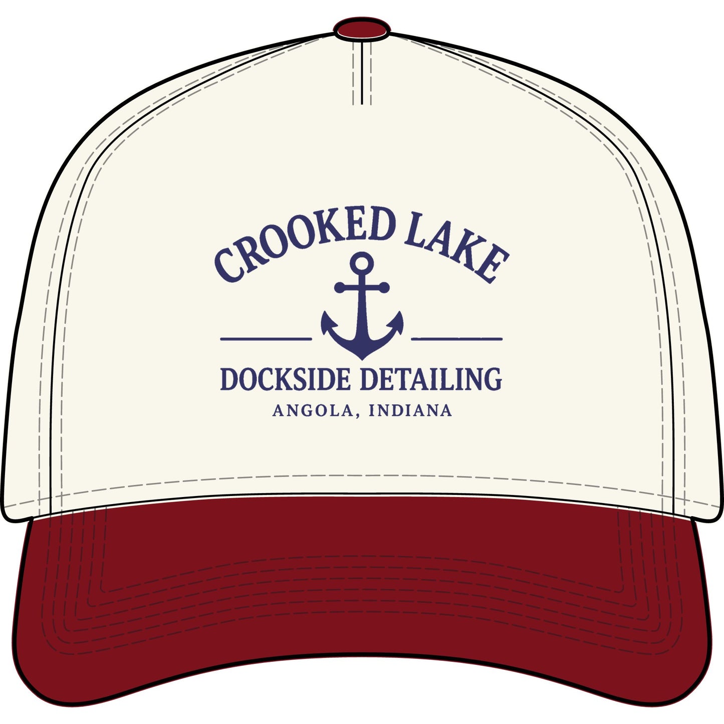 Crooked Lake Two-Tone Cap