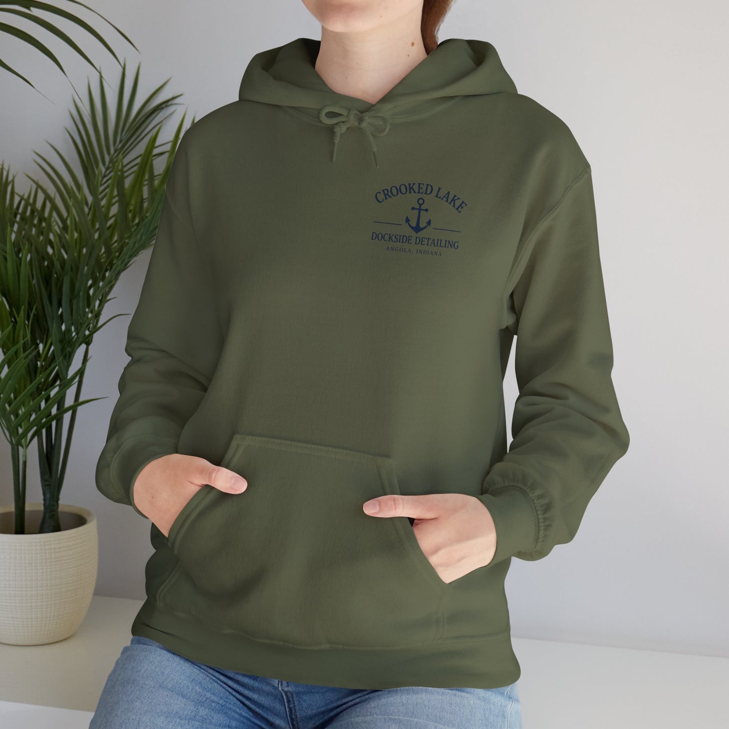 Crooked Lake Classic Anchor Hoodie