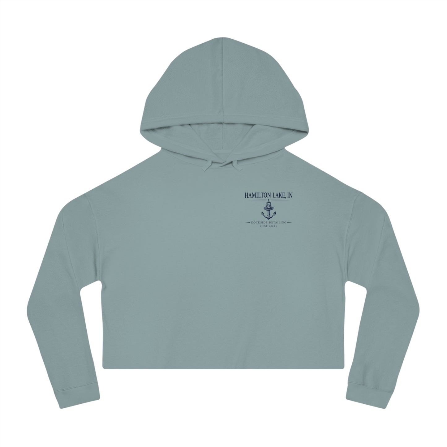 Hamilton Lake - Women’s Cropped Hooded Sweatshirt