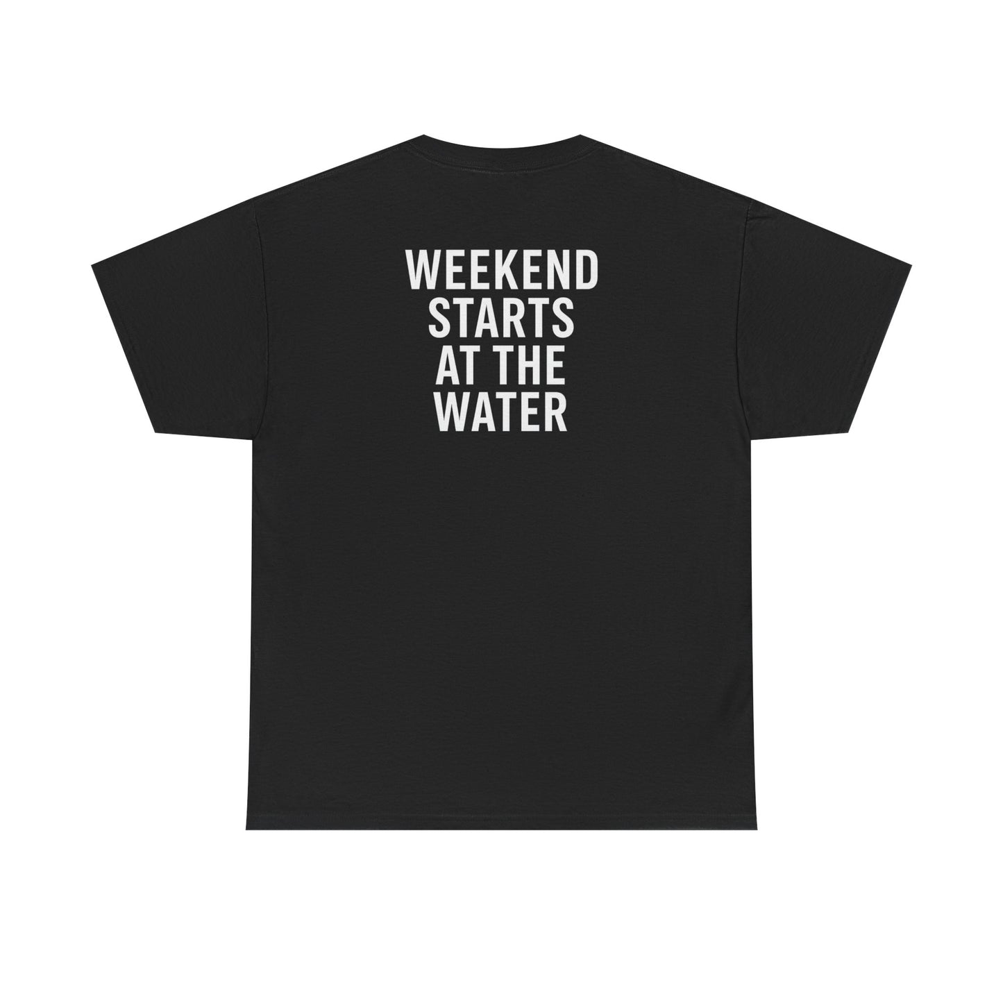 DockSide Detailing- Weekend Starts at the Water Unisex Heavy Cotton Tee