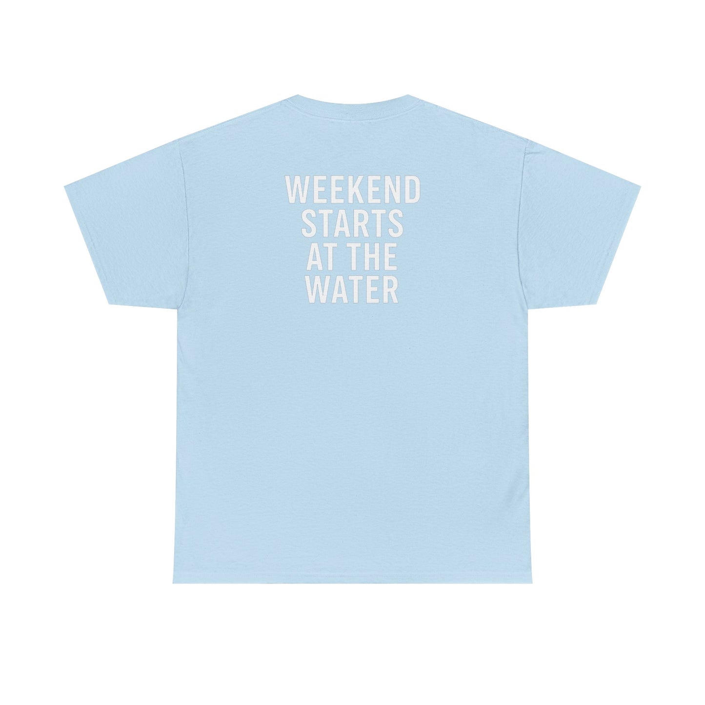 DockSide Detailing- Weekend Starts at the Water Unisex Heavy Cotton Tee