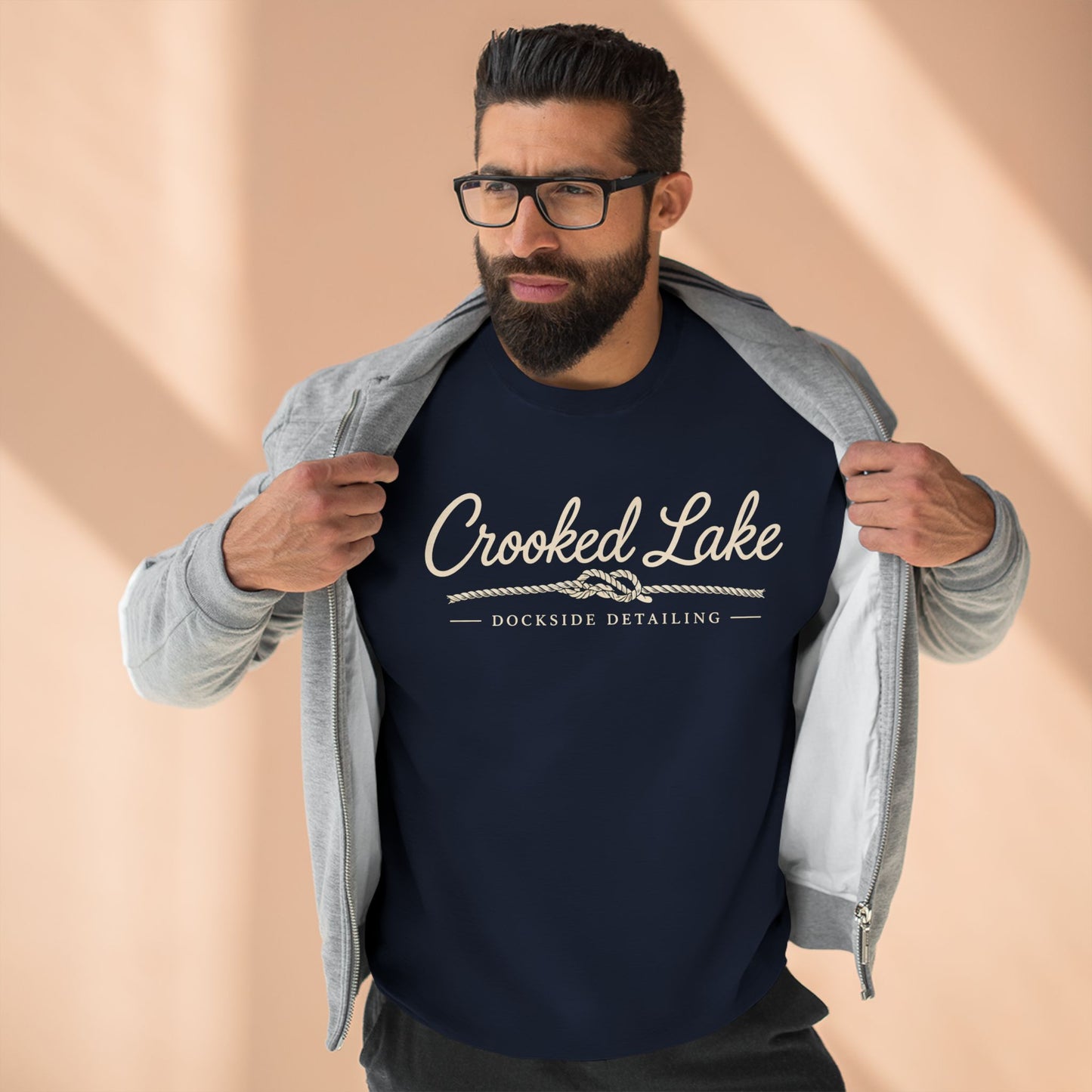 Crooked Lake Crewneck Sweatshirt
