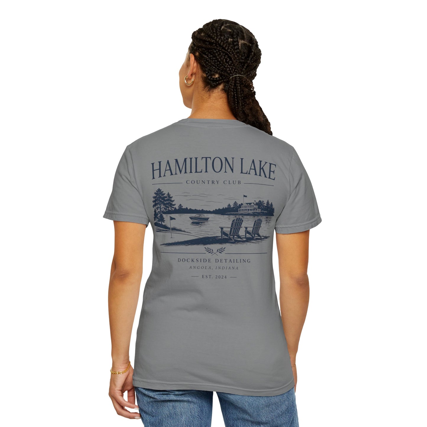 Hamilton Lake DockSide Detailing Country Club Tee