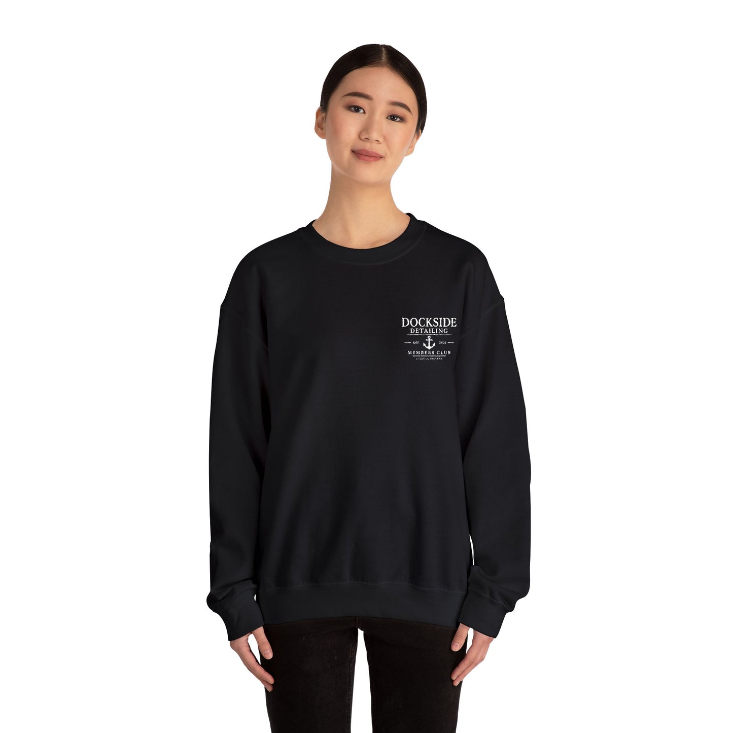 Embroidered  DockSide Detailing Member  Crewneck Sweatshirt