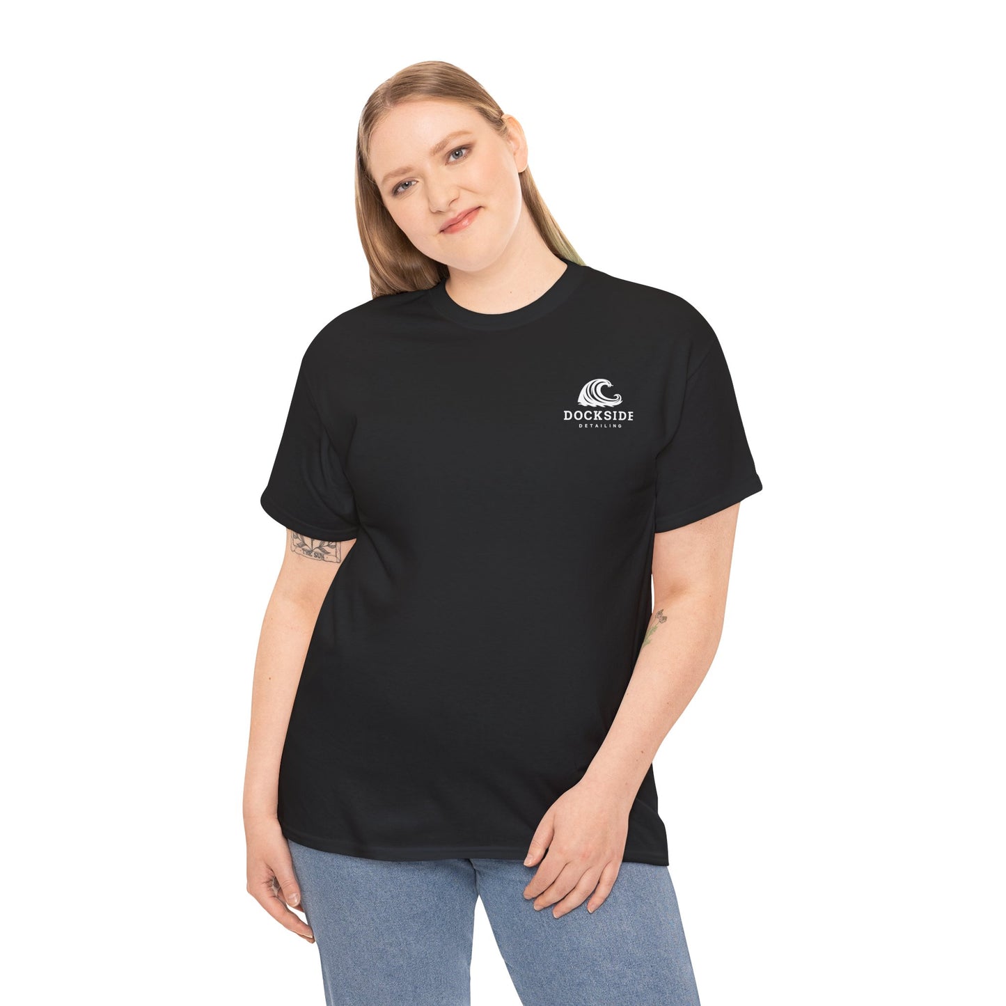 DockSide Detailing- Weekend Starts at the Water Unisex Heavy Cotton Tee