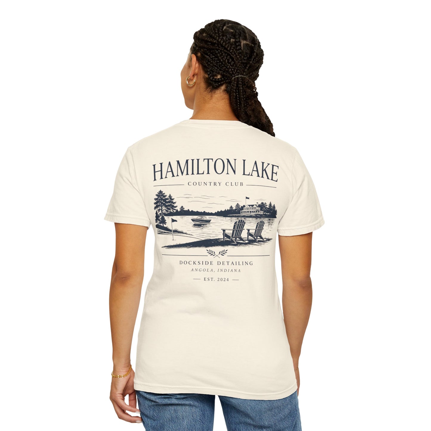 Hamilton Lake DockSide Detailing Country Club Tee
