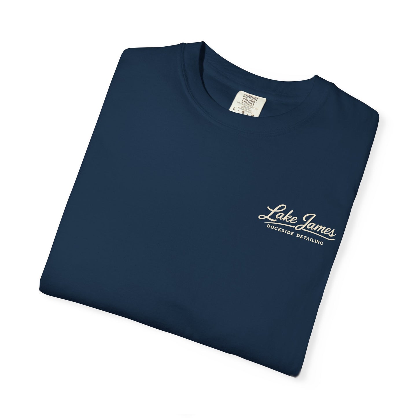 Lake James Paddle Tee  Navy