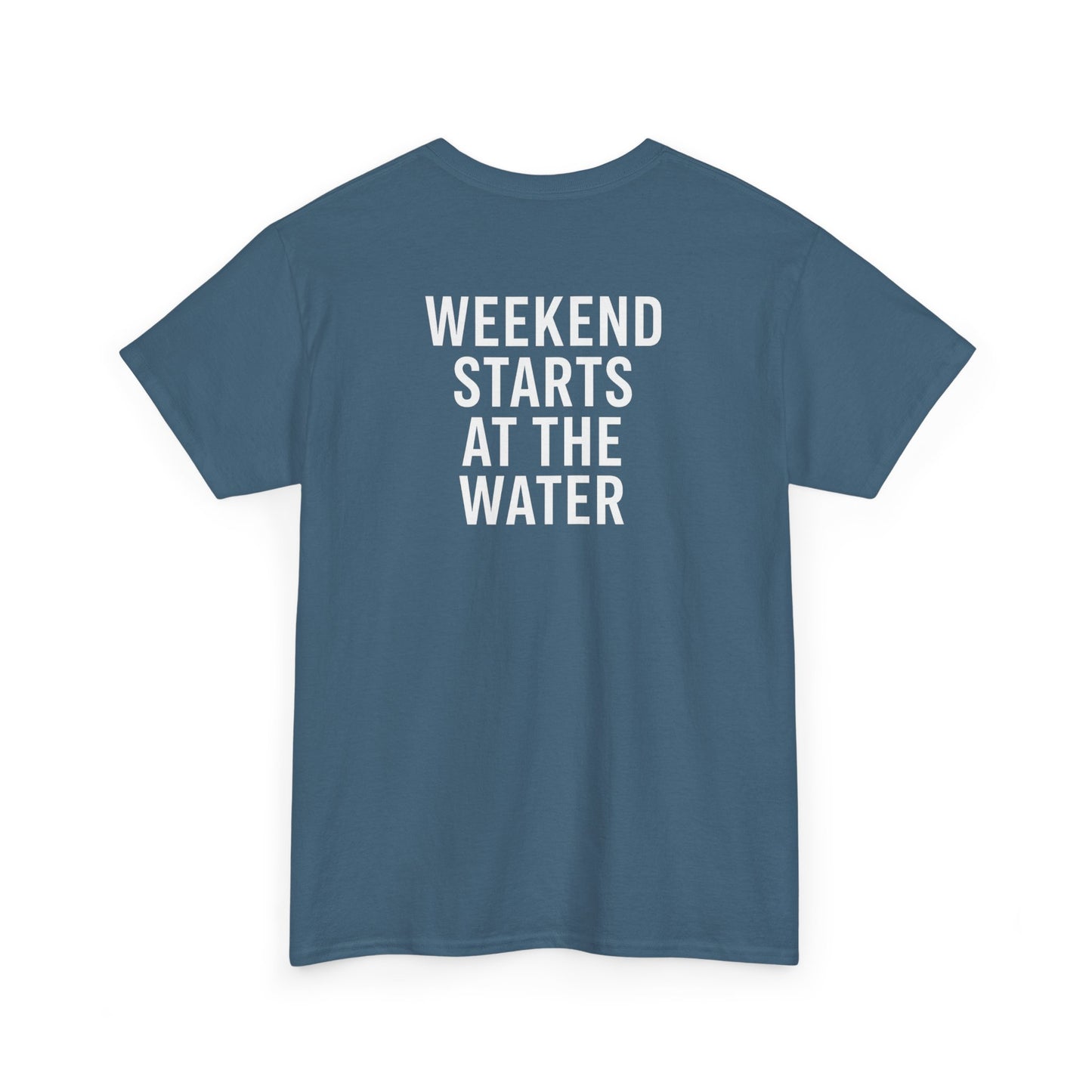 DockSide Detailing- Weekend Starts at the Water Unisex Heavy Cotton Tee