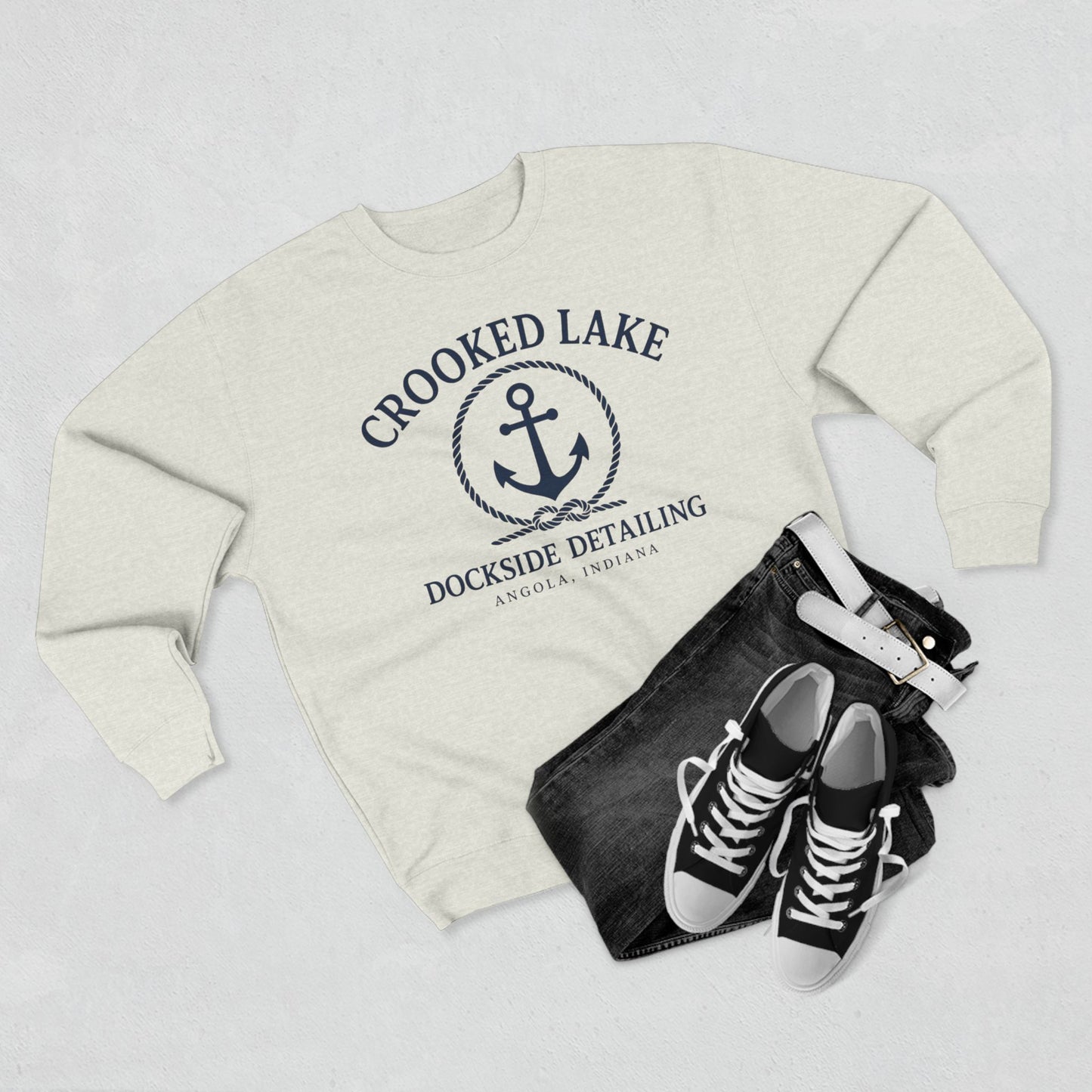 Crooked Lake Crewneck Sweatshirt