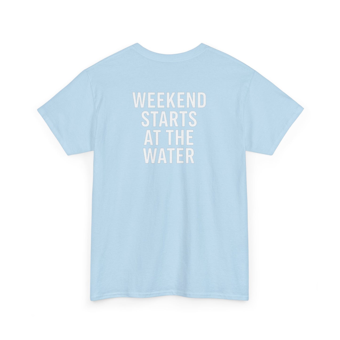 DockSide Detailing- Weekend Starts at the Water Unisex Heavy Cotton Tee
