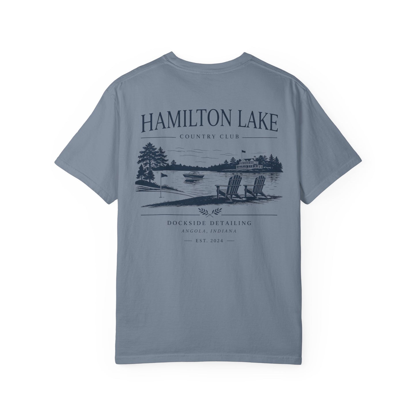 Hamilton Lake DockSide Detailing Country Club Tee