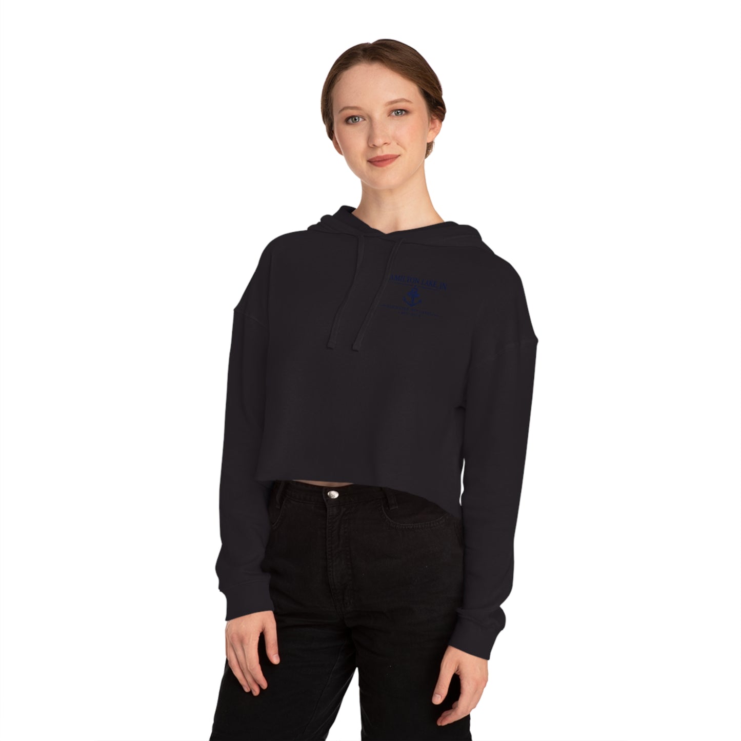 Hamilton Lake - Women’s Cropped Hooded Sweatshirt