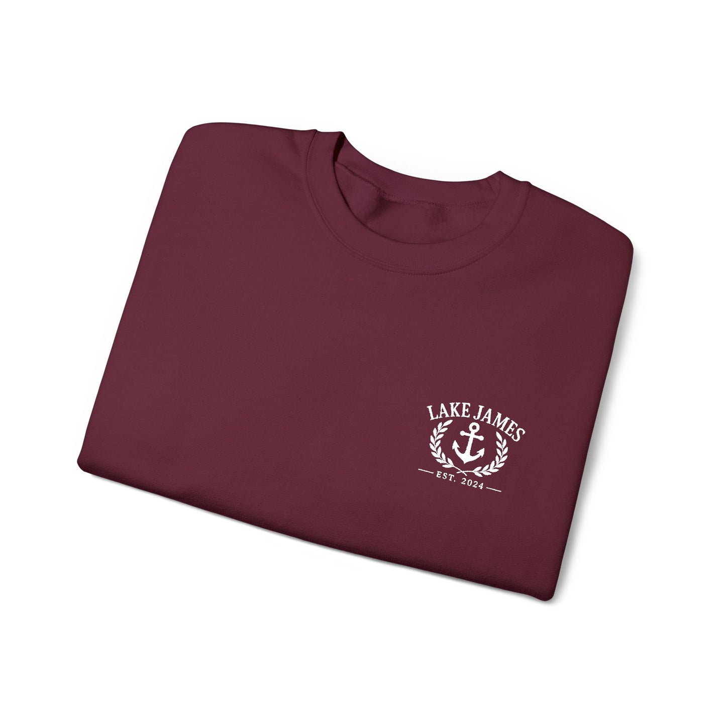 Lake James DockSide Crest Embroidered