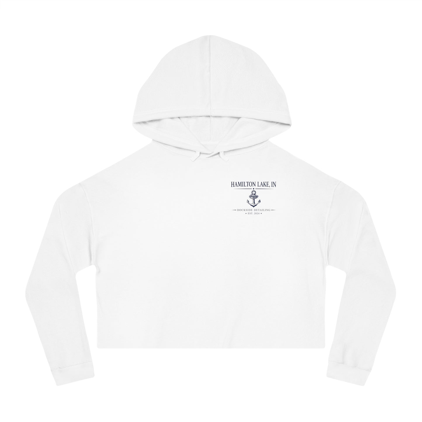 Hamilton Lake - Women’s Cropped Hooded Sweatshirt