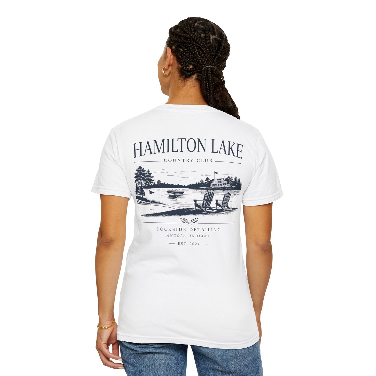 Hamilton Lake DockSide Detailing Country Club Tee