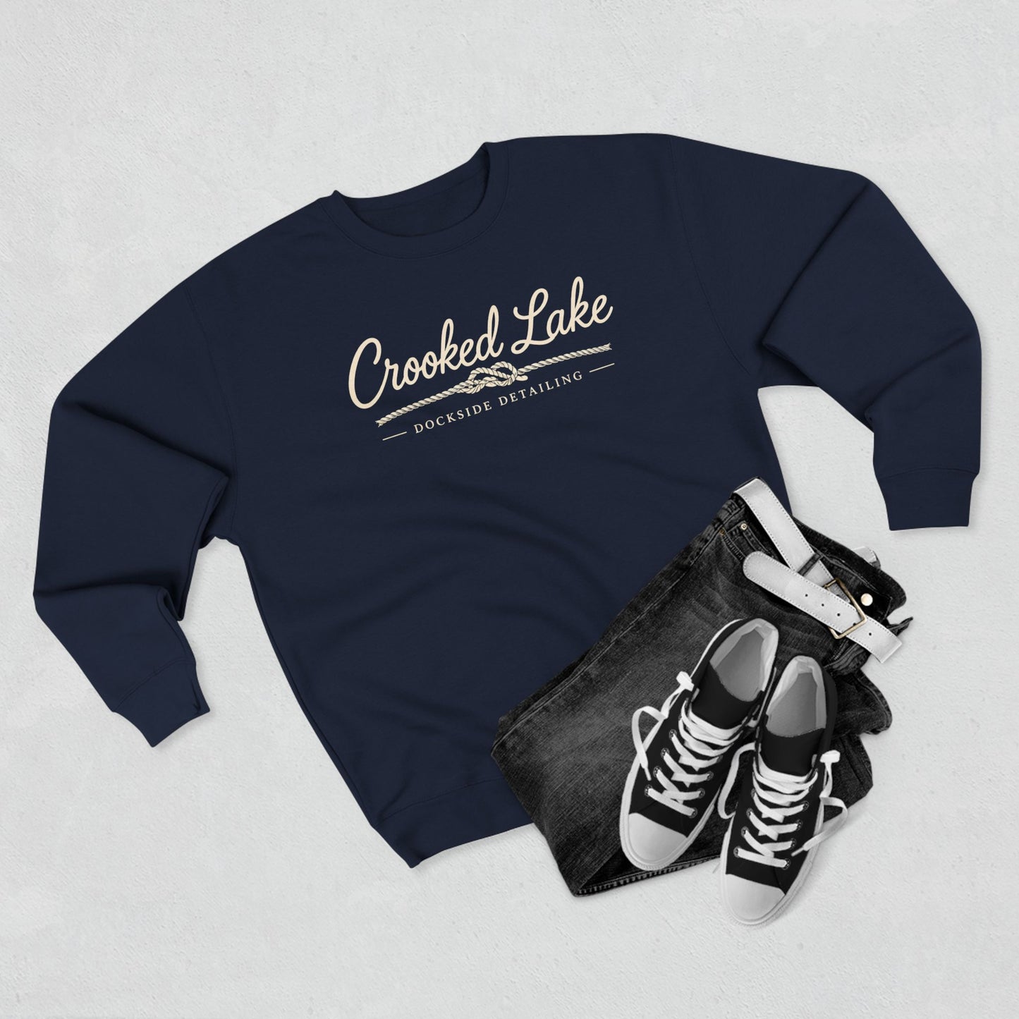 Crooked Lake Crewneck Sweatshirt