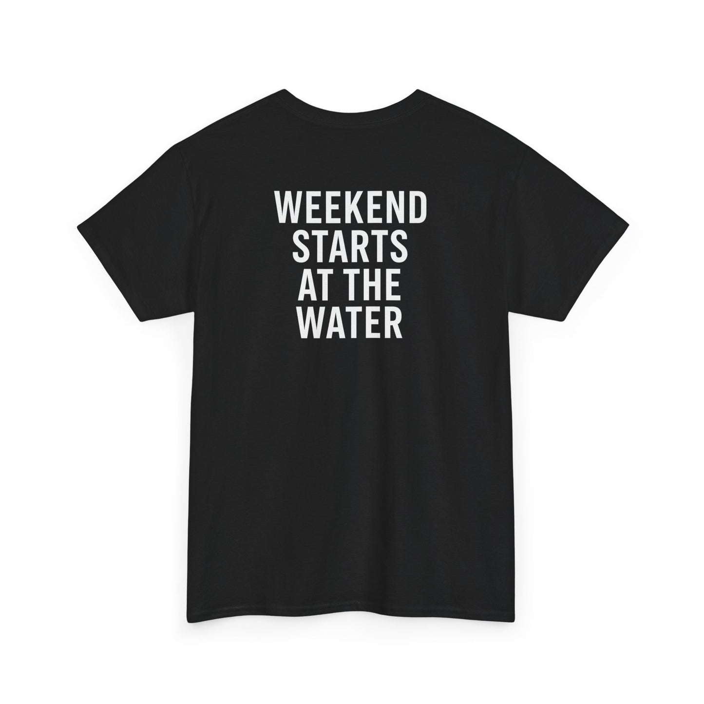 DockSide Detailing- Weekend Starts at the Water Unisex Heavy Cotton Tee