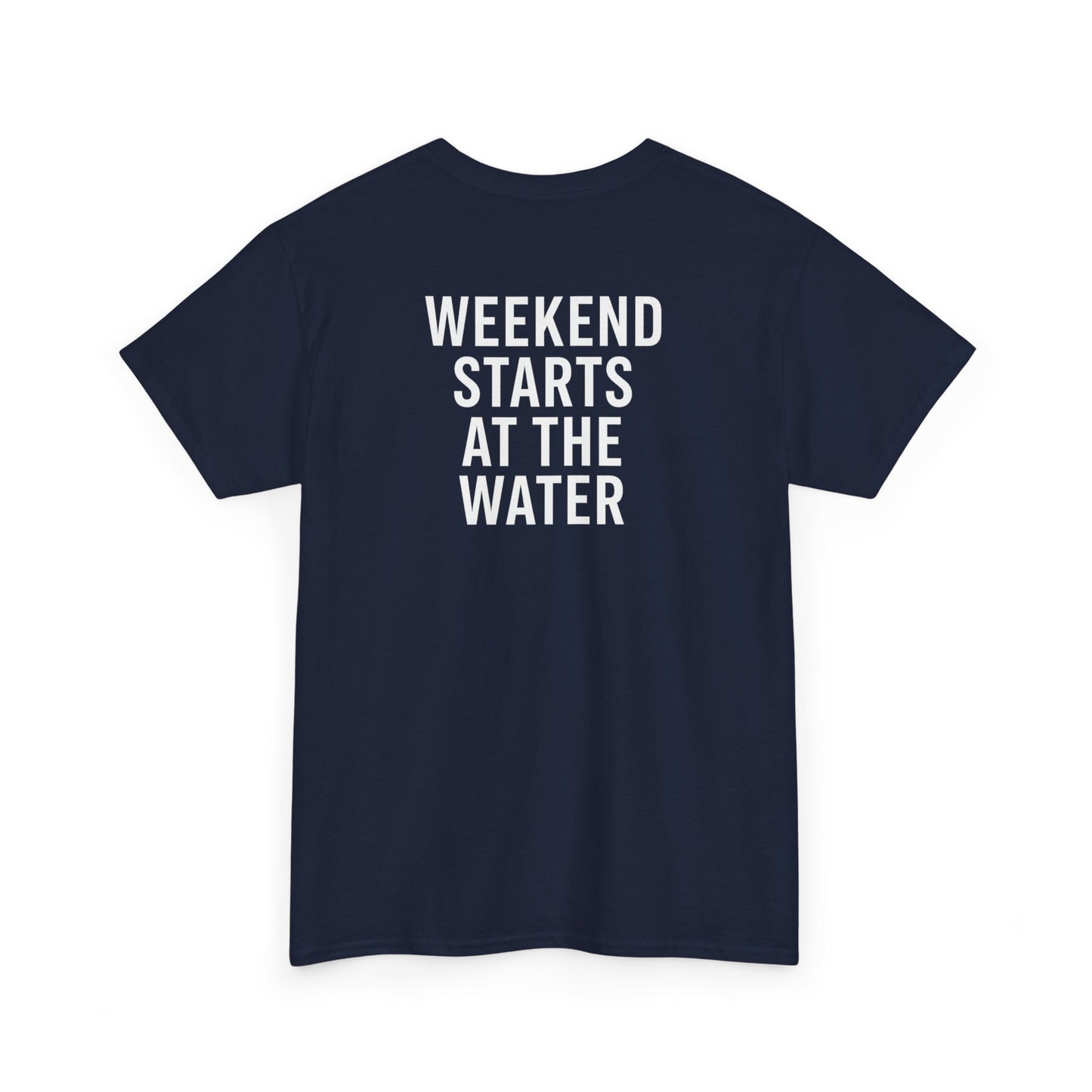 DockSide Detailing- Weekend Starts at the Water Unisex Heavy Cotton Tee