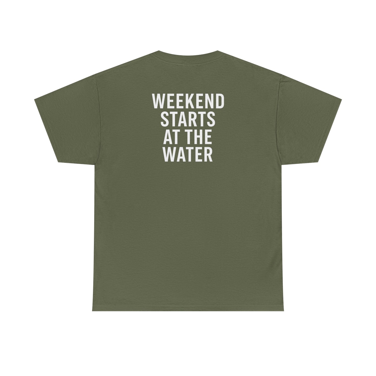 DockSide Detailing- Weekend Starts at the Water Unisex Heavy Cotton Tee