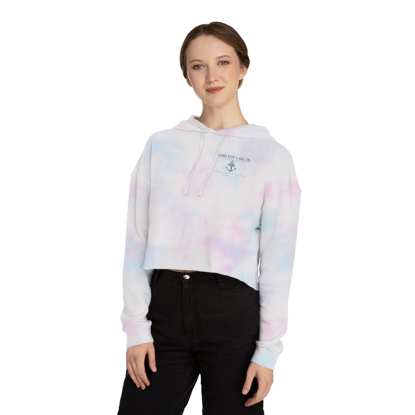 Hamilton Lake - Women’s Cropped Hooded Sweatshirt