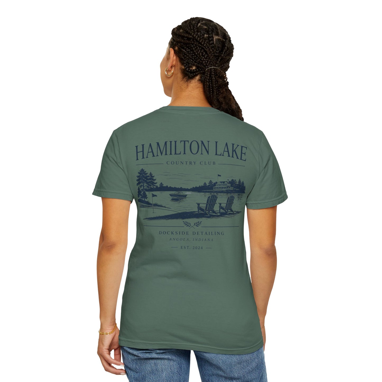 Hamilton Lake DockSide Detailing Country Club Tee
