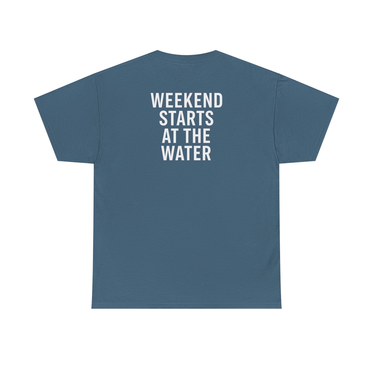 DockSide Detailing- Weekend Starts at the Water Unisex Heavy Cotton Tee