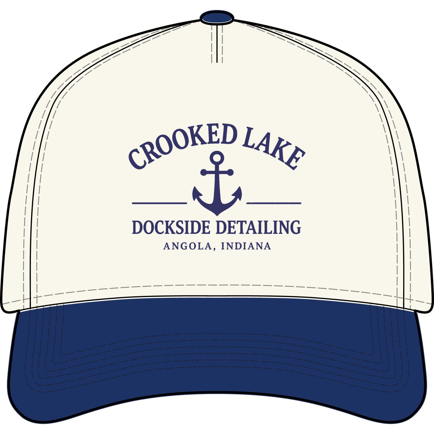 Crooked Lake Two-Tone Cap