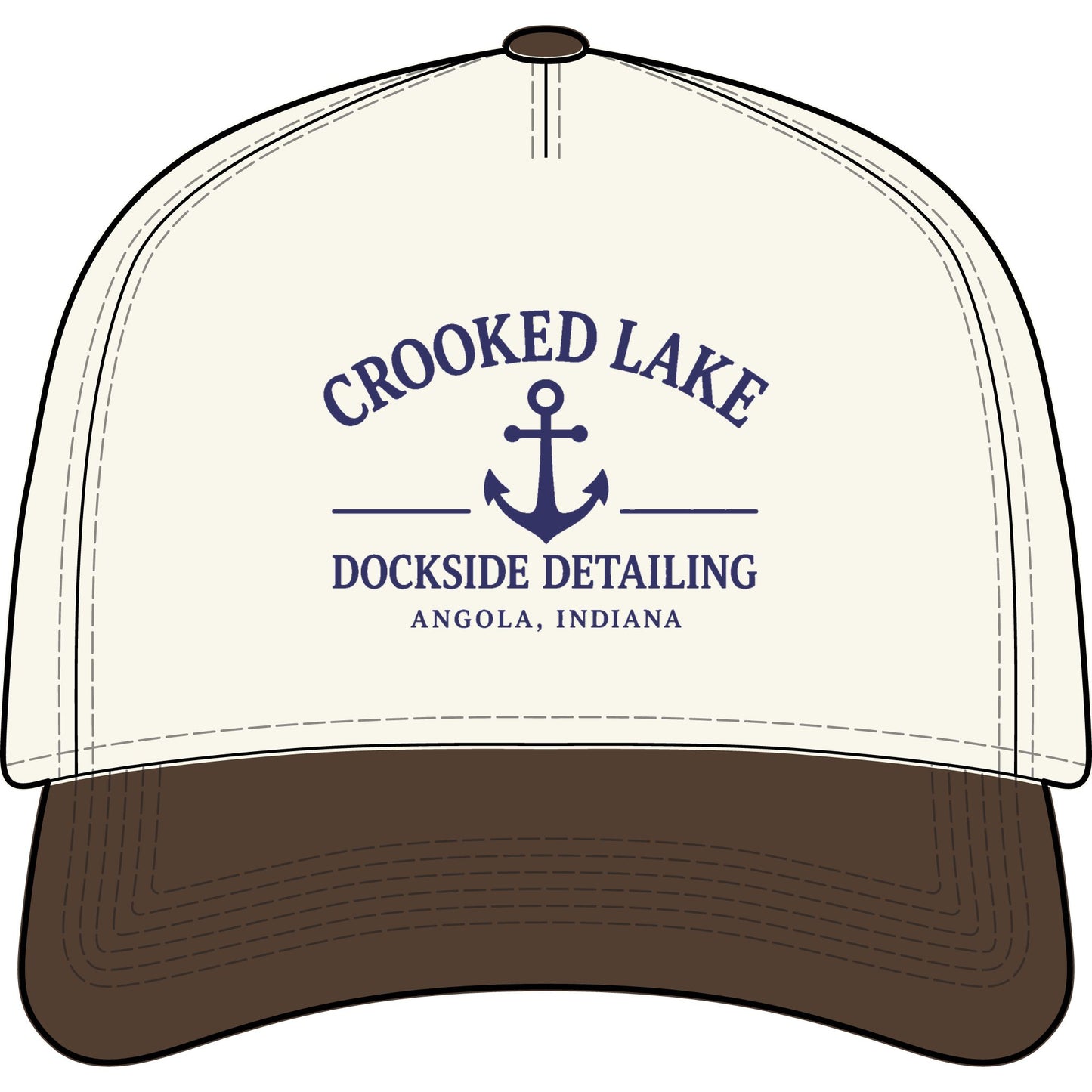 Crooked Lake Two-Tone Cap