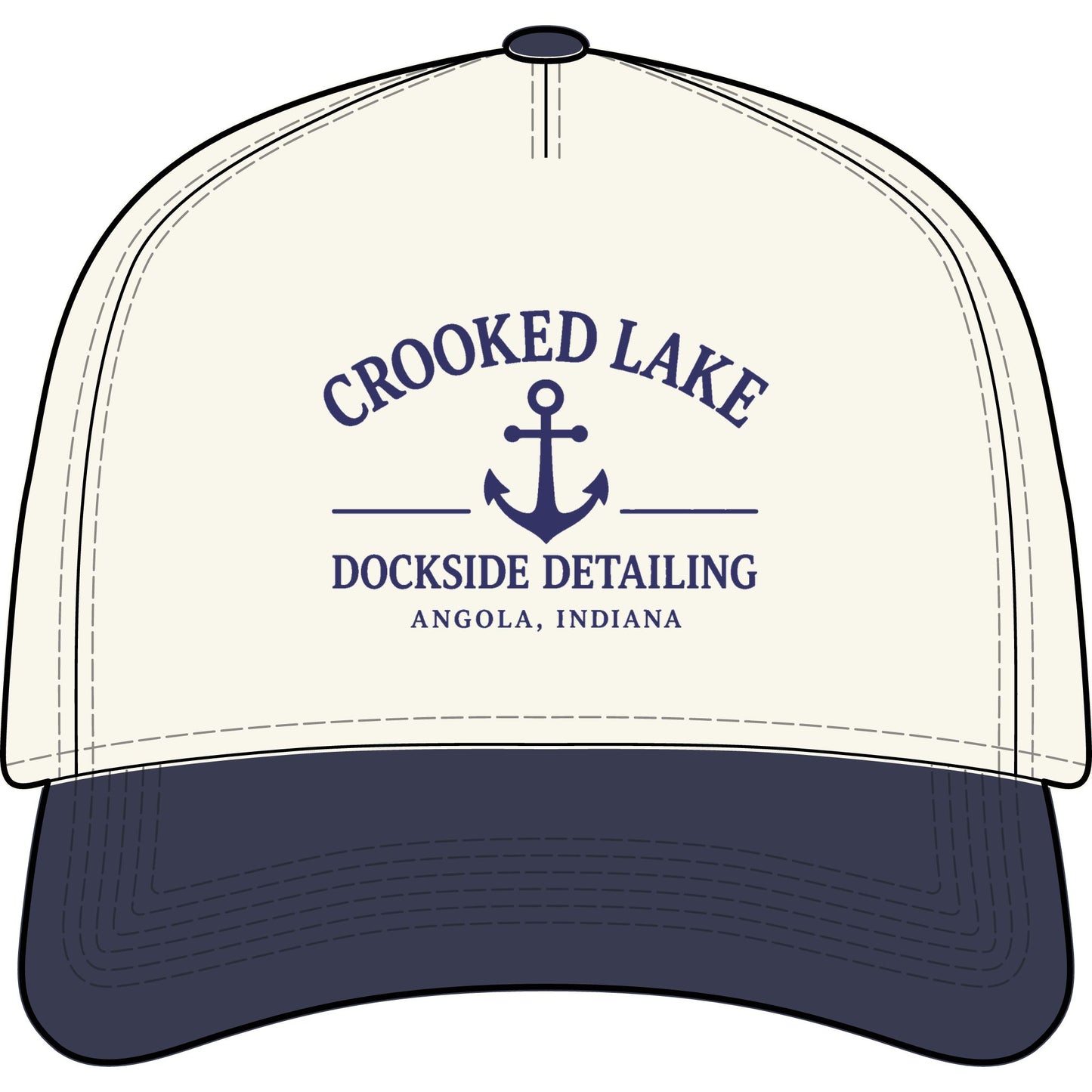 Crooked Lake Two-Tone Cap