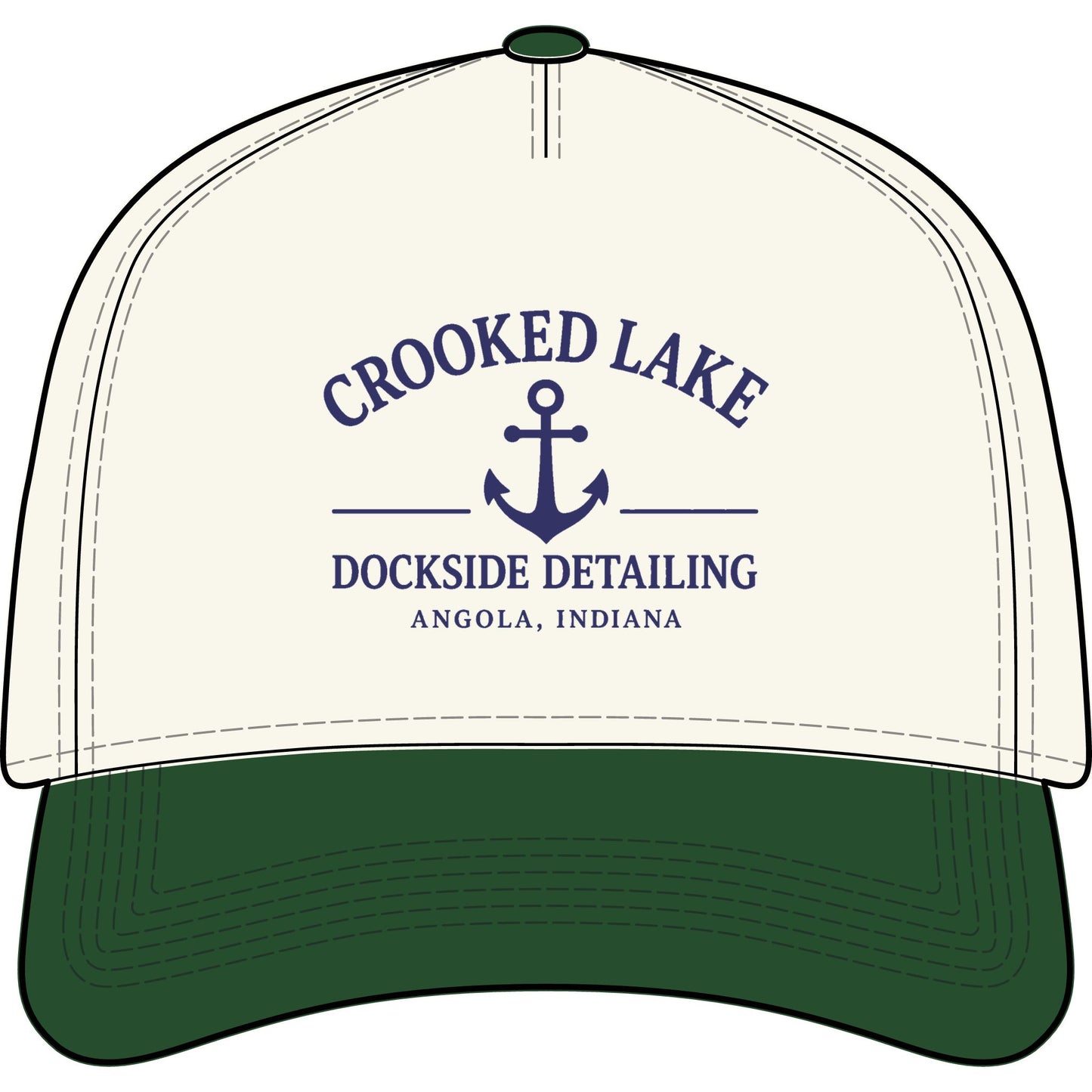 Crooked Lake Two-Tone Cap