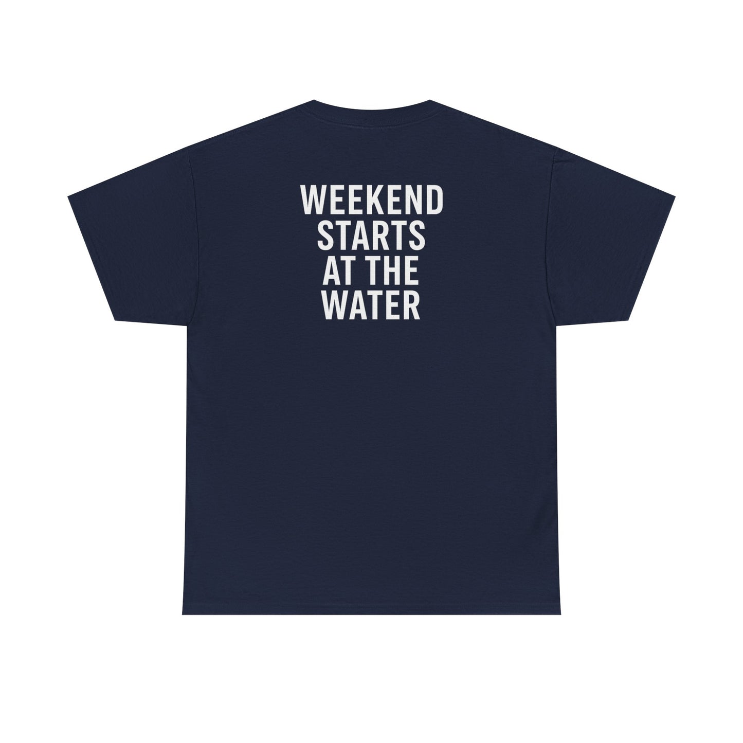 DockSide Detailing- Weekend Starts at the Water Unisex Heavy Cotton Tee
