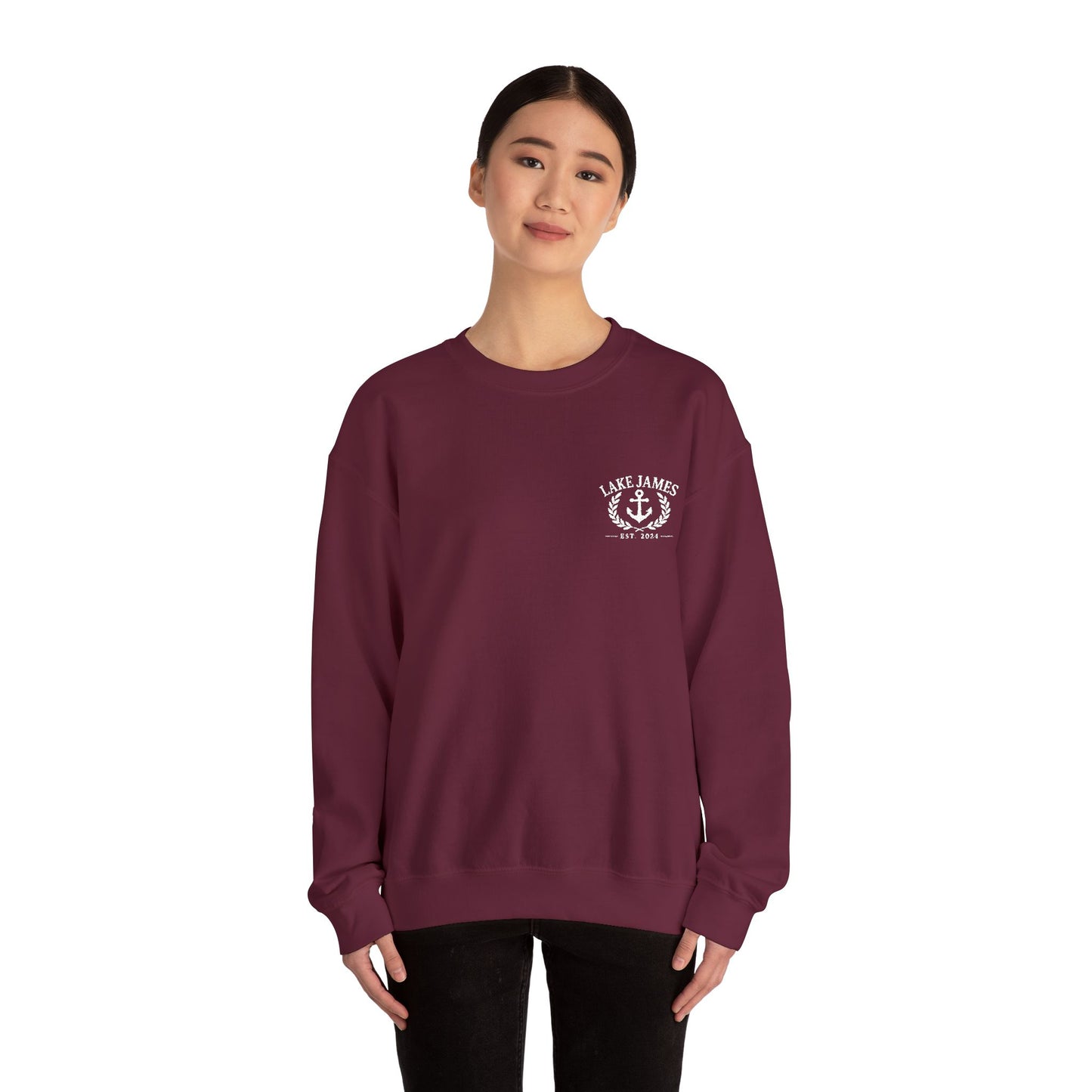 Lake James DockSide Crest Embroidered
