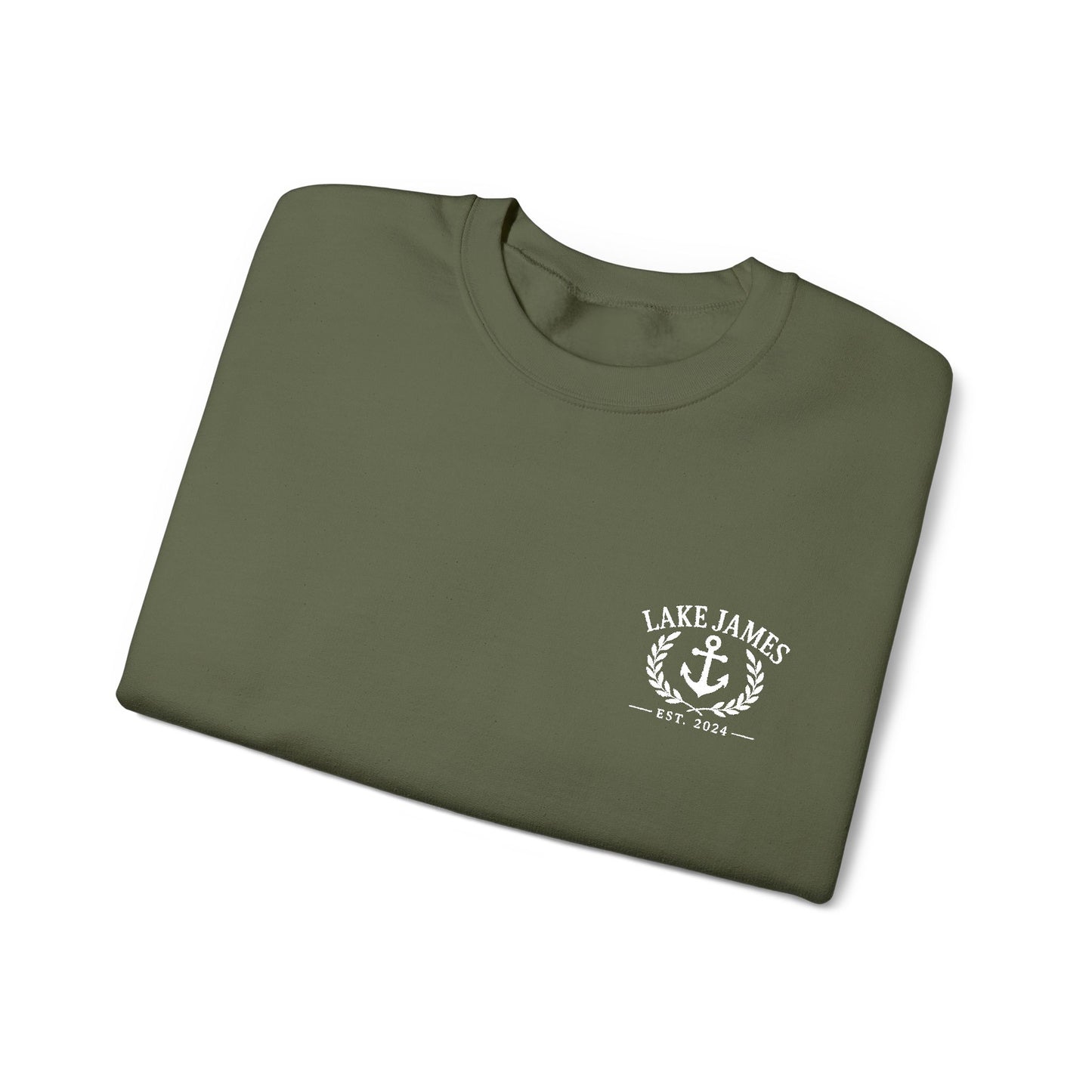 Lake James DockSide Crest Embroidered