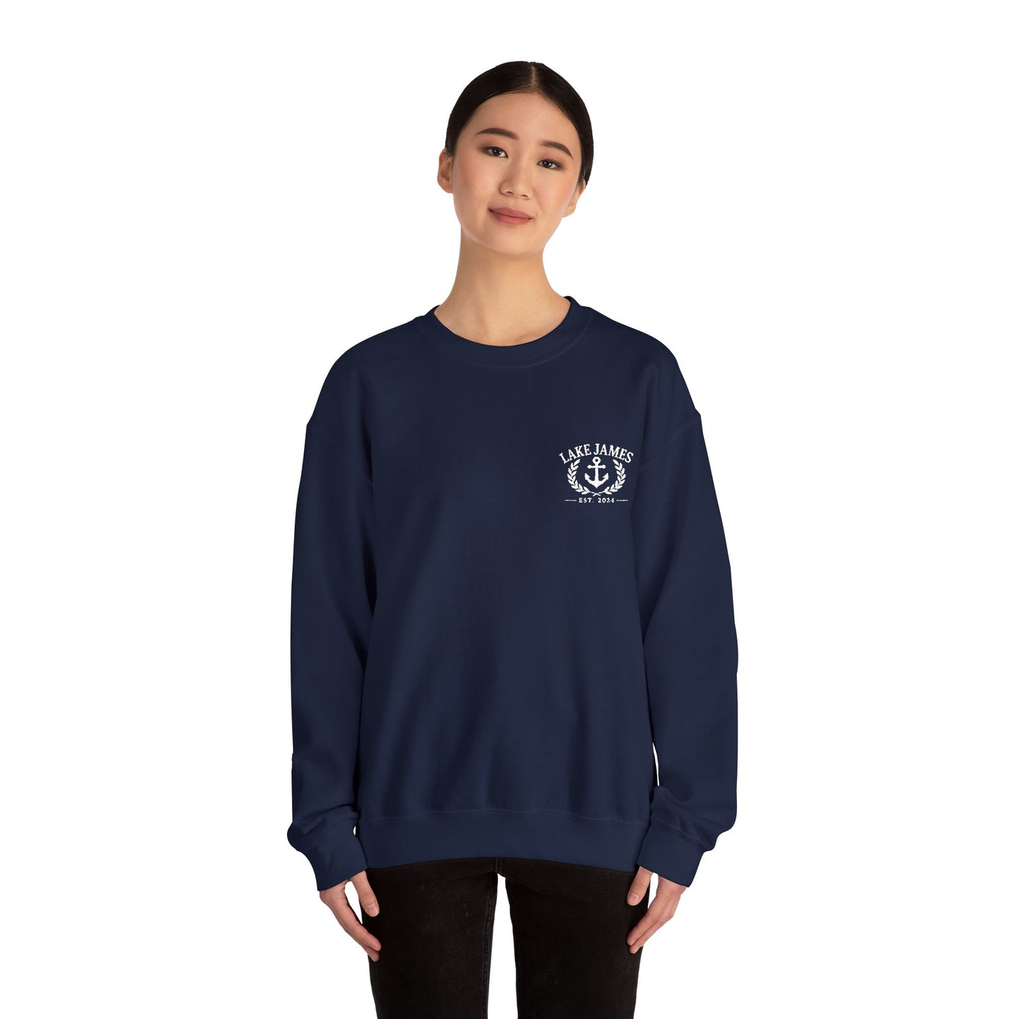 Lake James DockSide Crest Embroidered
