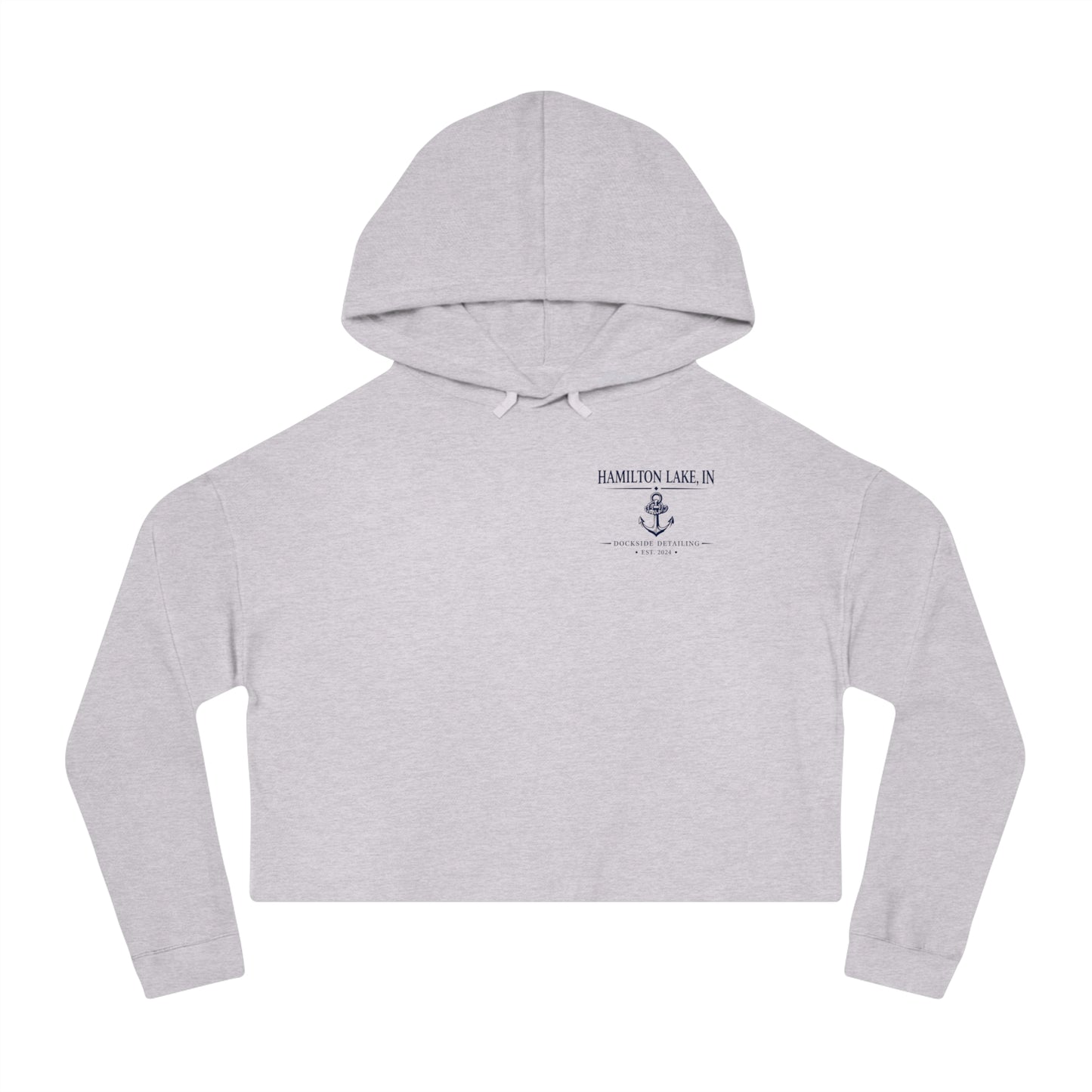 Hamilton Lake - Women’s Cropped Hooded Sweatshirt
