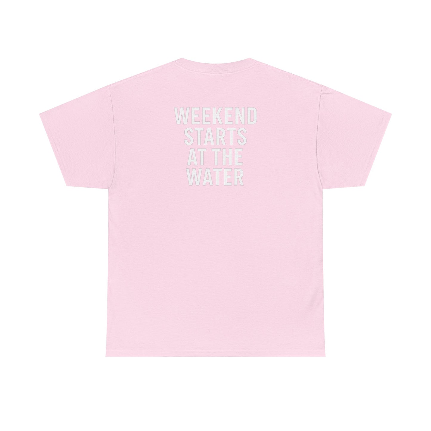 DockSide Detailing- Weekend Starts at the Water Unisex Heavy Cotton Tee