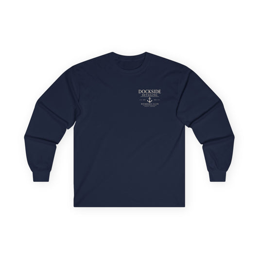 Dockside Detailing Long Sleeve Tee — Members Club Anchor Shirt