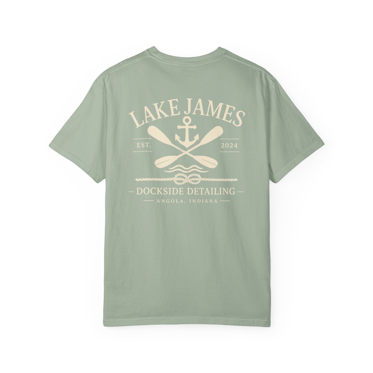 Lake James Paddle Tee  Navy