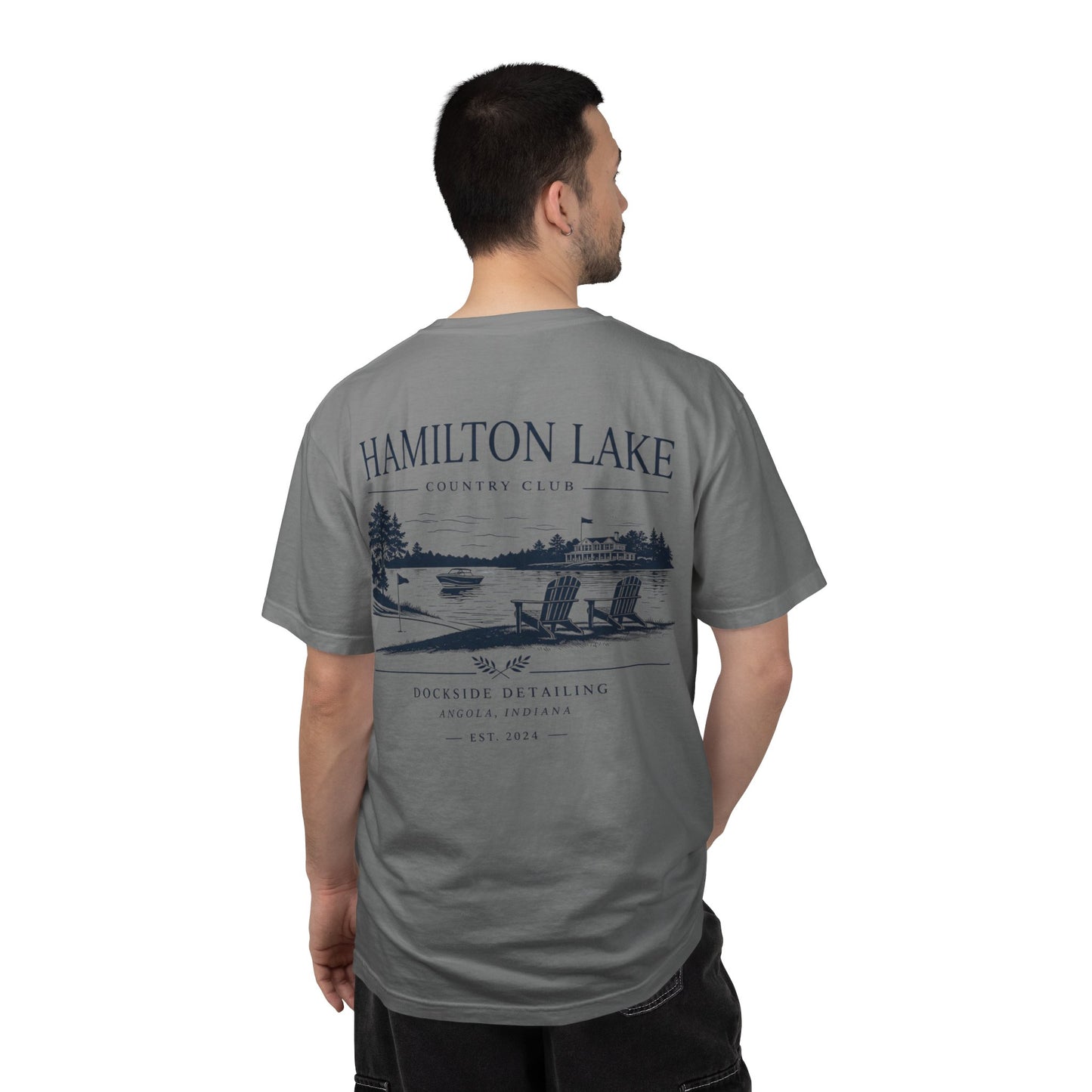 Hamilton Lake DockSide Detailing Country Club Tee