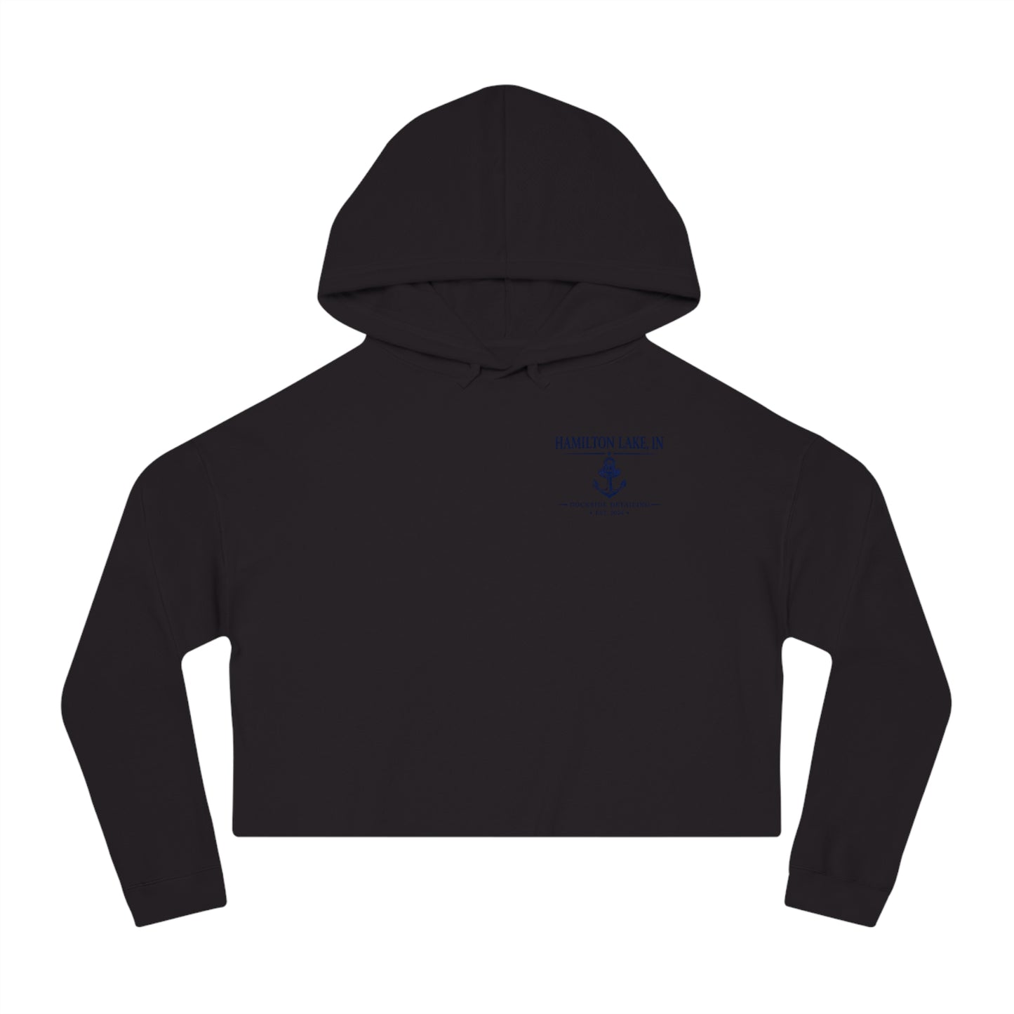 Hamilton Lake - Women’s Cropped Hooded Sweatshirt