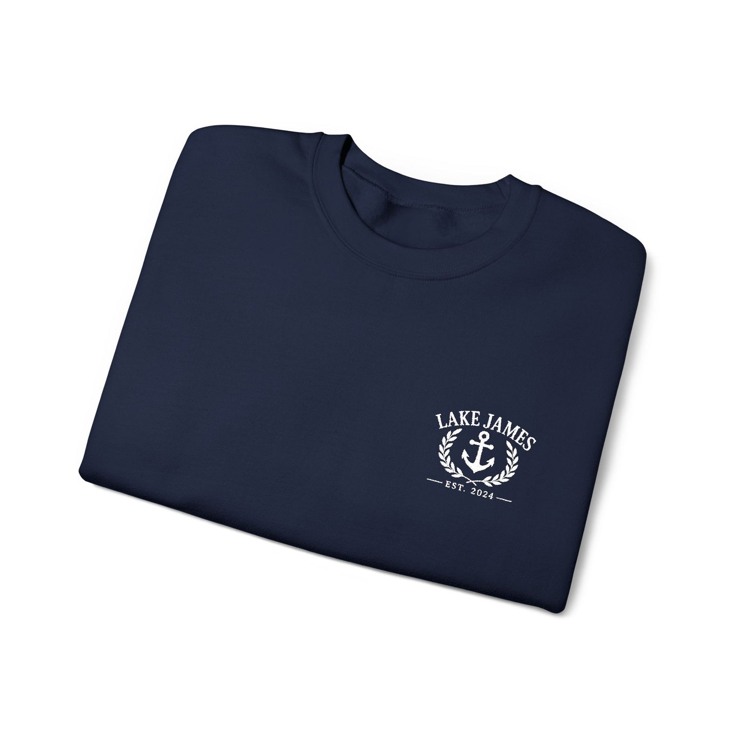 Lake James DockSide Crest Embroidered